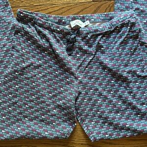 Vineyard Vines Santa whale Christmas pajama pants